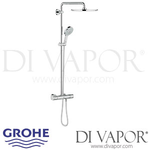 Grohe Rainshower System 310 Shower System with Thermostat - 2016 to 2017 - Spare Parts 27968000 GEN3